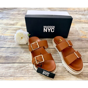 NWT 2 STRAP PLATFORM SANDALS-SIZE 8.5